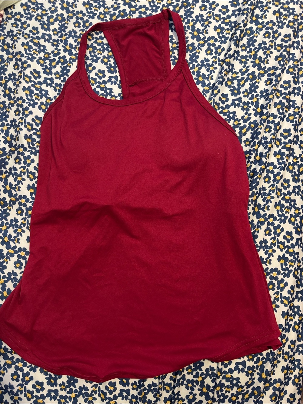 Women's Racerback Tank Top - Burgundy